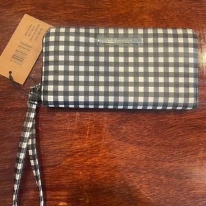 NWT Steve Madden Gingham Wallet